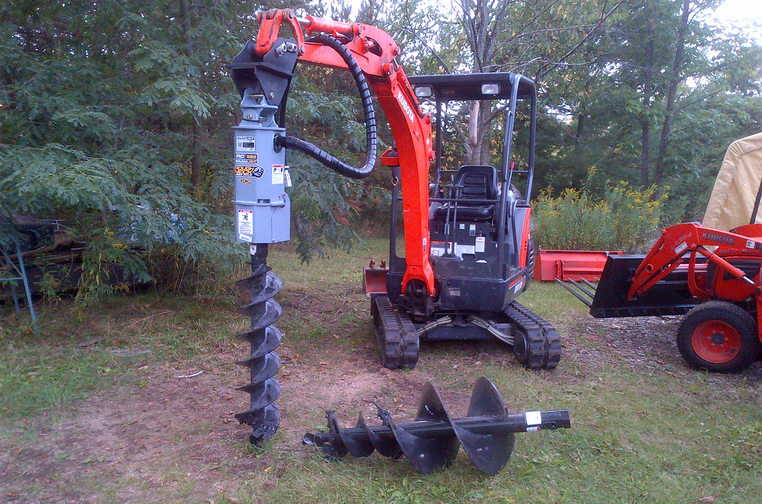auger for mini excavator