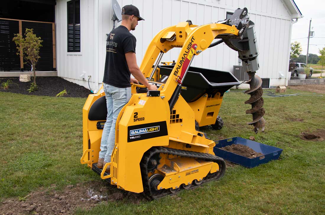 entraînement de tarière Baumalight Contractor Series RC586