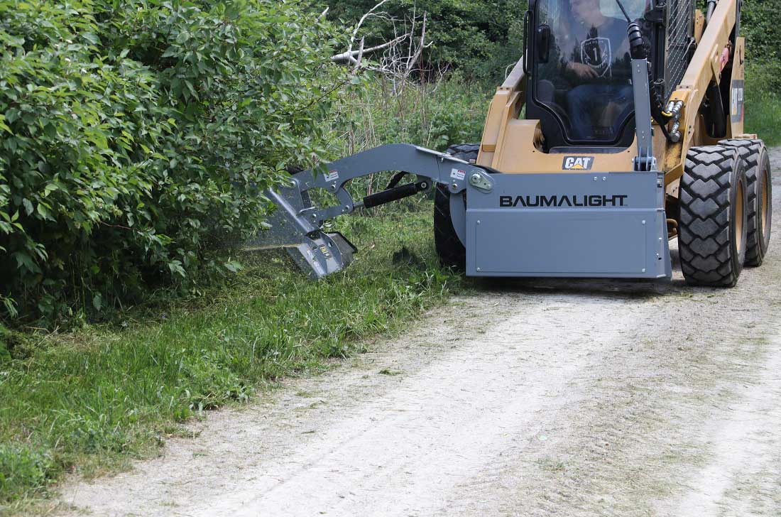 Trail maintenance with baumalight SWA760 mower