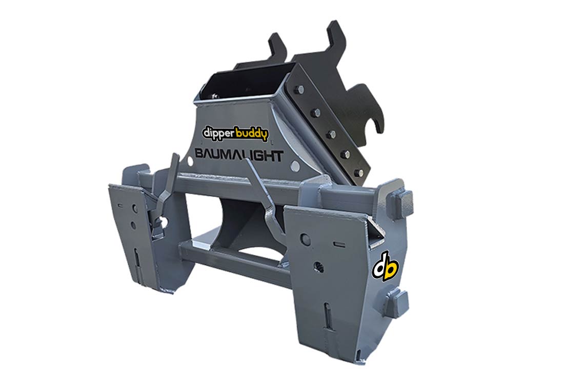 Excavator to universal skidsteer adaptor XQS10