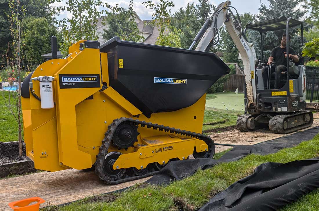 Dt515rh dumper with heavy duty bucket