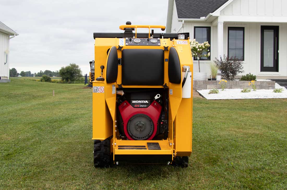 Honda gx690 powered dt515rh tracked dumper