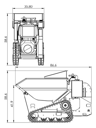 DT515RH BUCKET RESTING