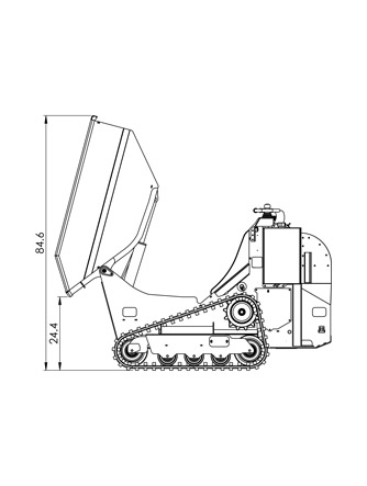 DT515RH BUCKET LIFTING