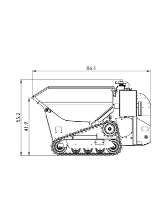 DT515RH BUCKET RESTING