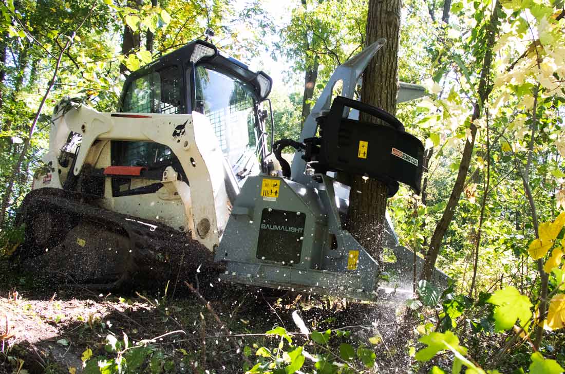 baumalight fgs952 open frame feller buncher