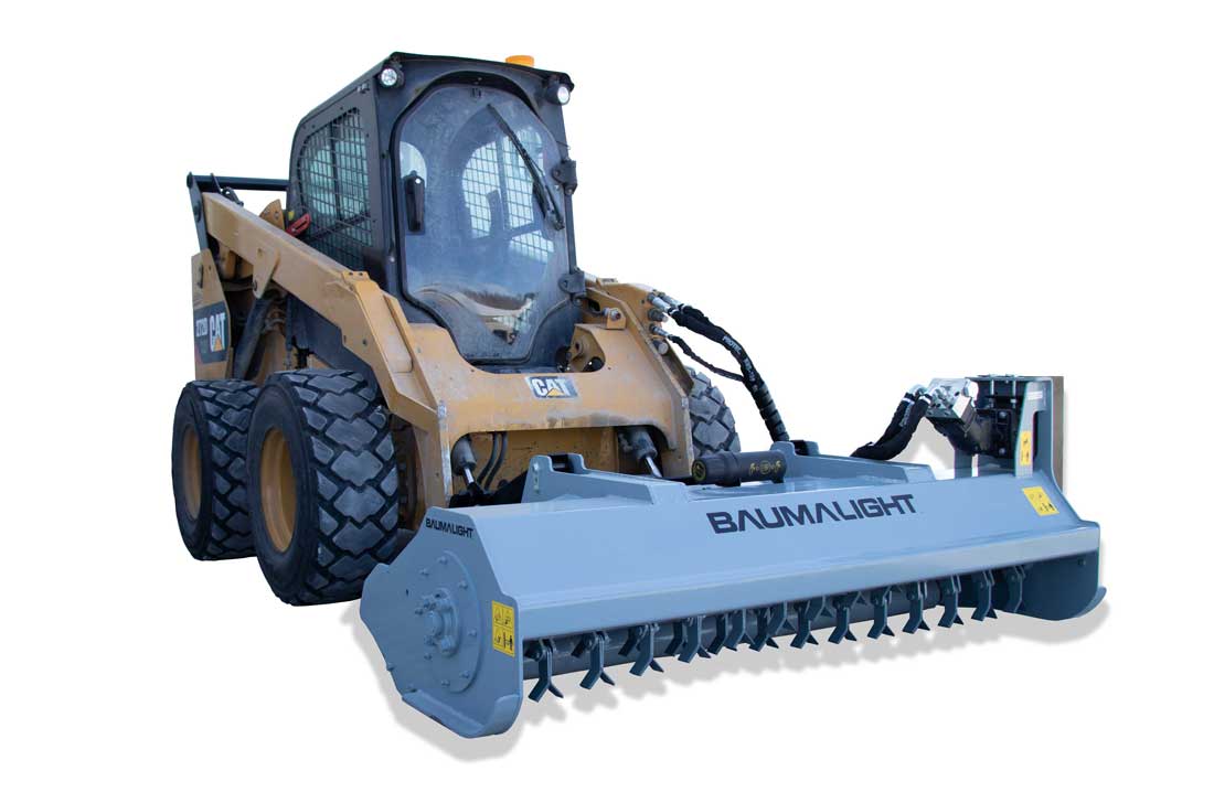 Baumalight FEB700 flail mower for skidsteers