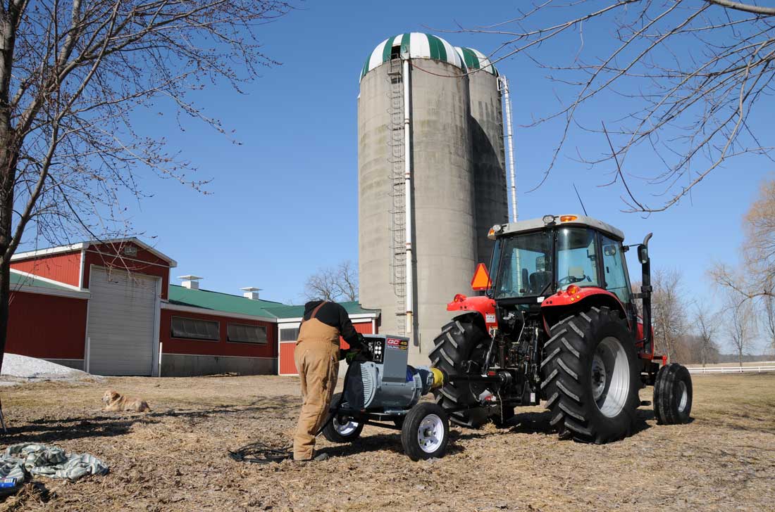 Baumalight 3 phase 600 volt pto generator