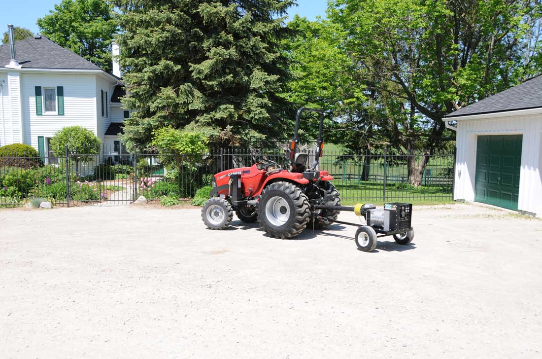 Générateur de prise de force Baumalight sur tracteur