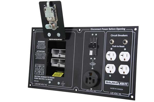 Baumalight 3 phase generator panel