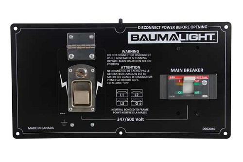 Panneau générateur Baumalight 600 volts