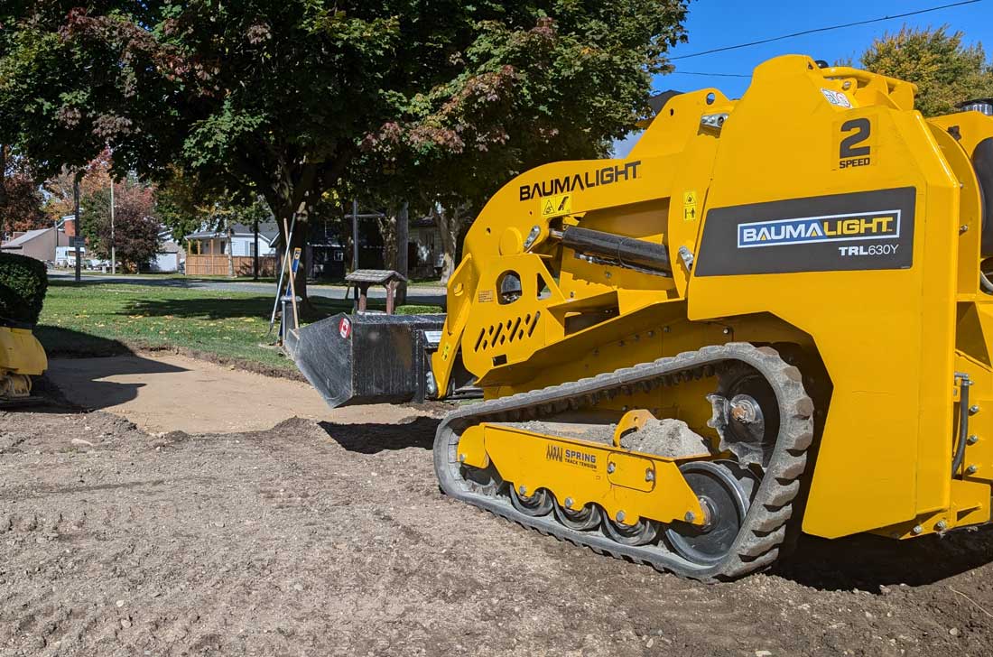 2 speed trl630y tracked mini skidsteer