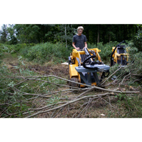 Tree puller with hydraulic jaw