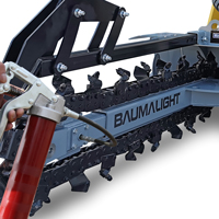 baumalight trencher with adjustable chain