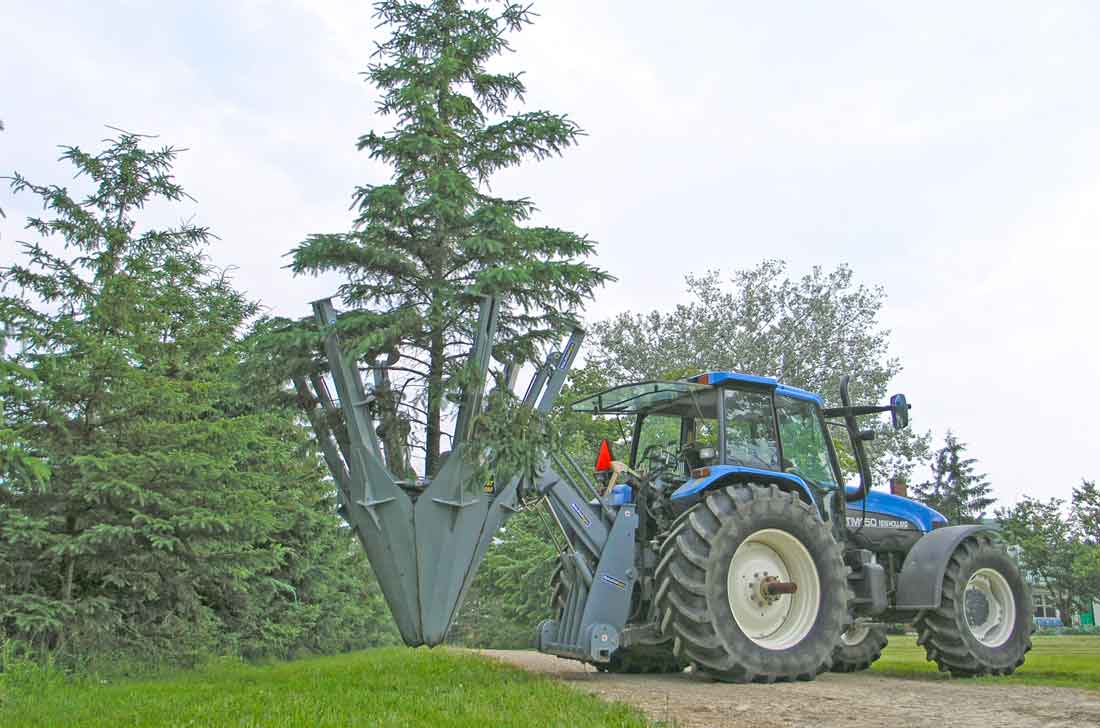 Bêche à arbre Baumalight de diamètre 50 po à attelage 3 points