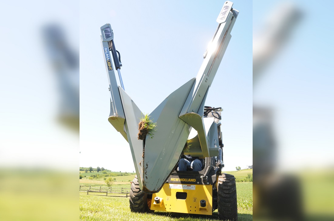 Baumalight 30 inch tree spade for skidsteer