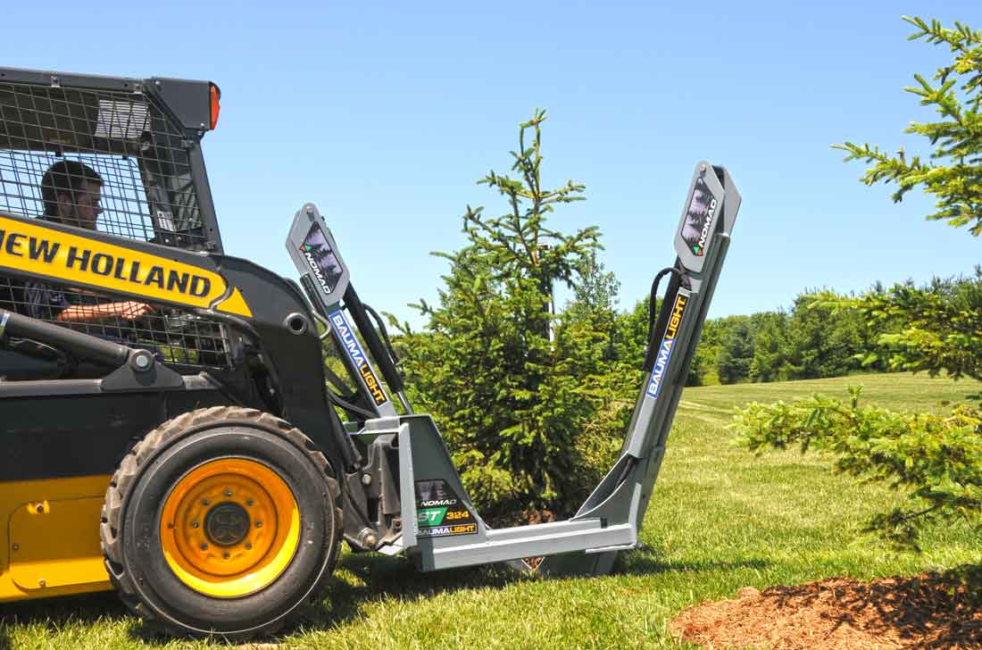 Baumalight ST324 tree spade for skidsteer