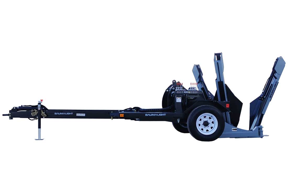 Trailer Mounted Tree Spade