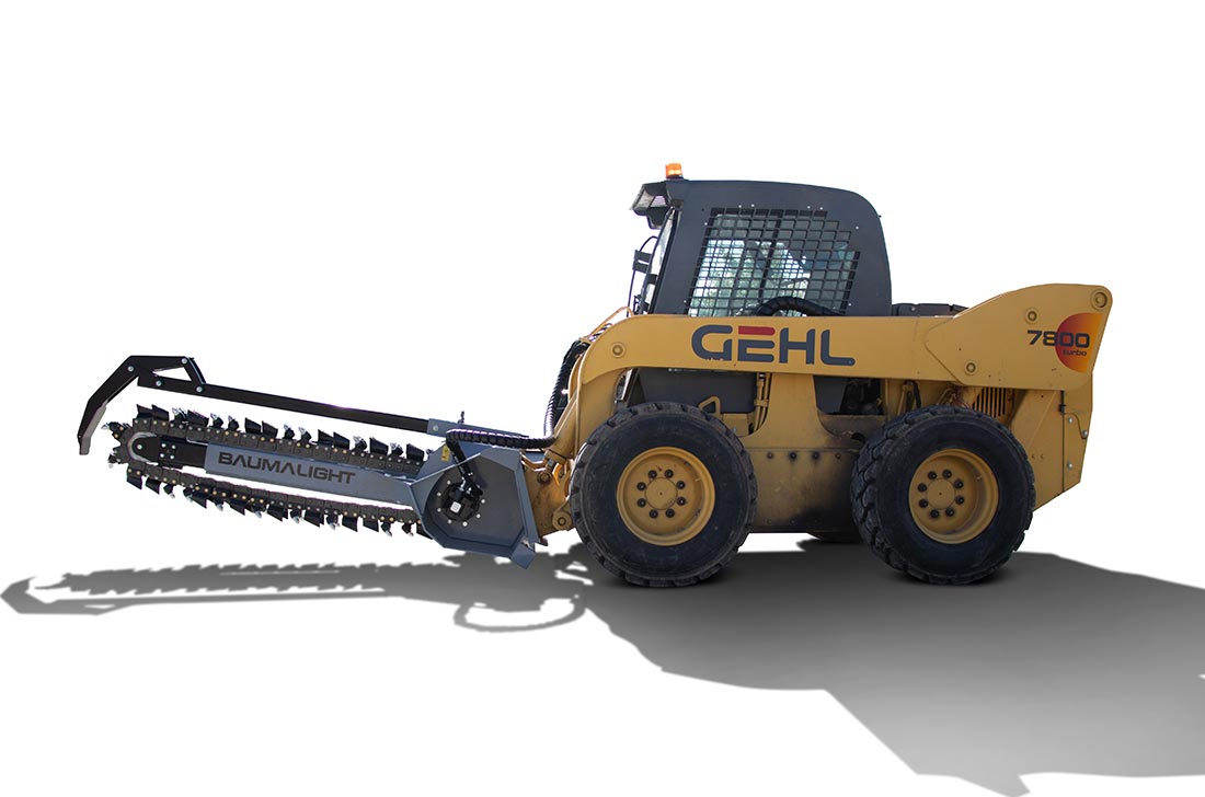 Baumalight TN760 trencher for skidsteer